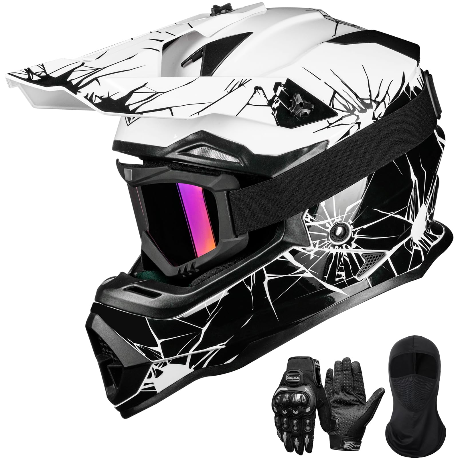 ILM WS901 helmet front view for confident dirt riding and all-day comfort