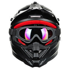 ILM youth helmet interior shows padded cheeks for comfort.