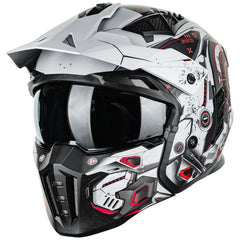 ILM Z302 open-face helmet front cover shows versatile styling for city riding.