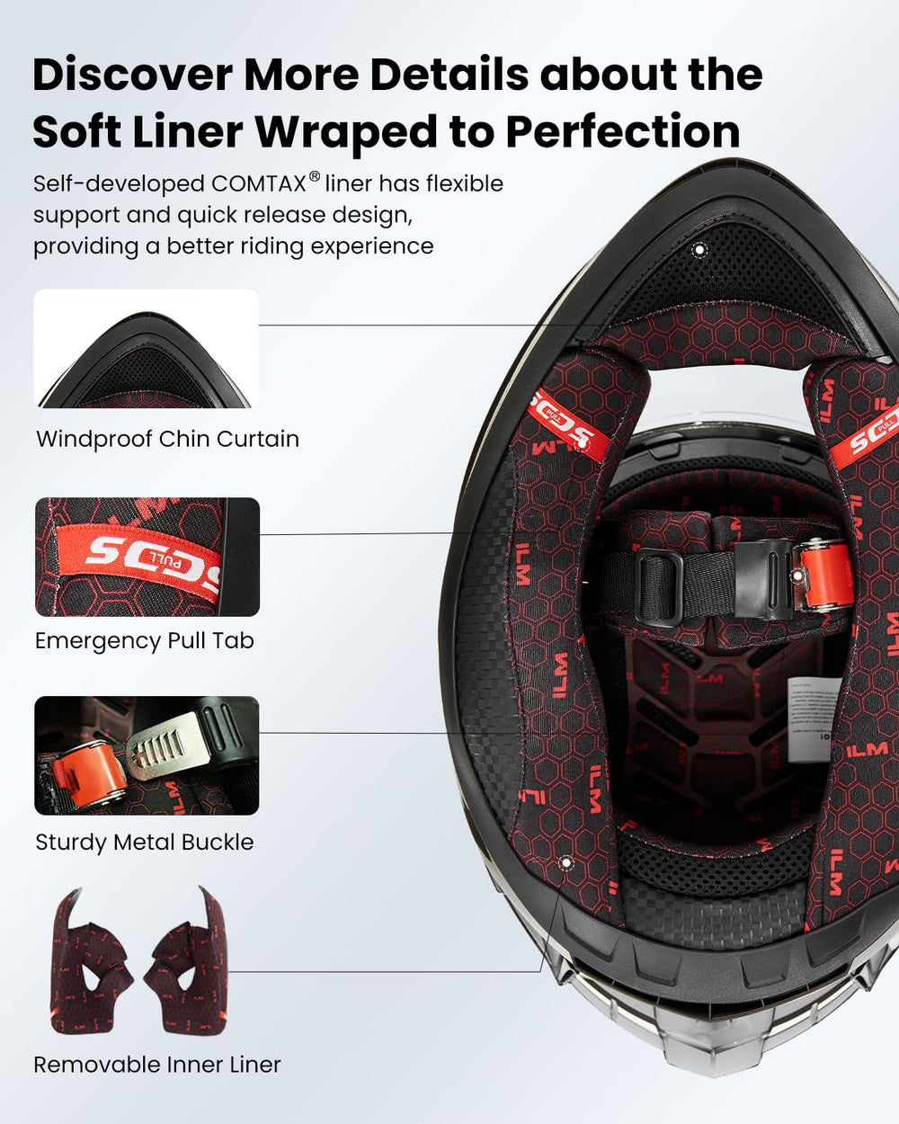 ILM Z501 chameleon purple helmet, ventilation system in action for breathable comfort.