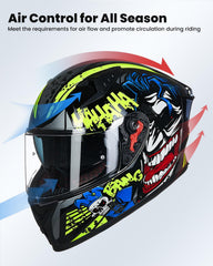 ILM Z501 clear visor offering crystal-clear view at speed