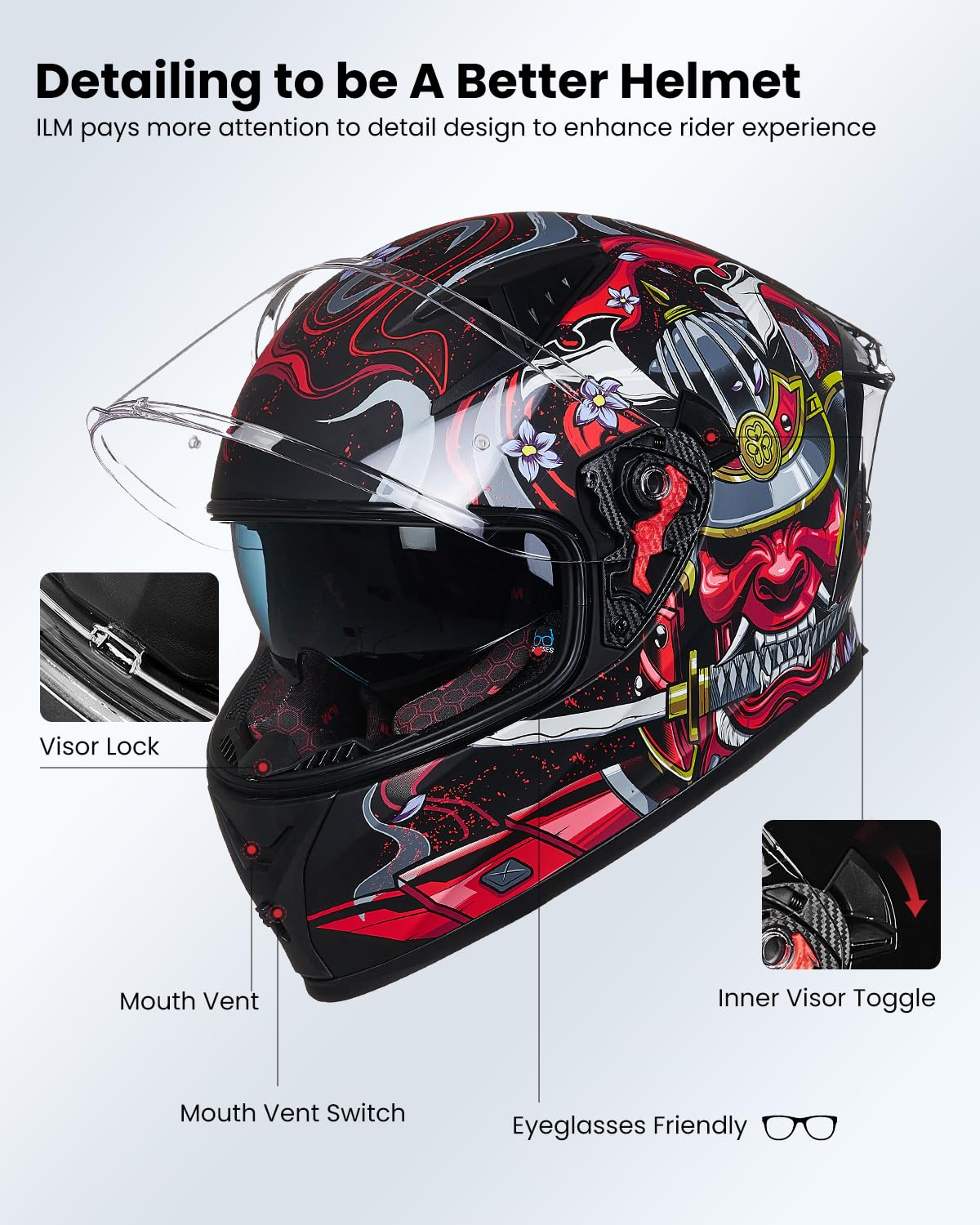 ILM Z501 mirrored fins offer glare control and modern look.