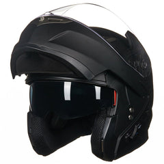 ILM Bluetooth integrated modular helmet side view with MP3 intercom for hands-free calls