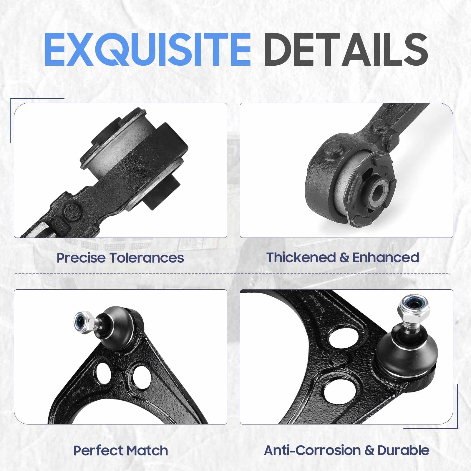 ILONPA front-end components with durable steel tubing and mounting brackets