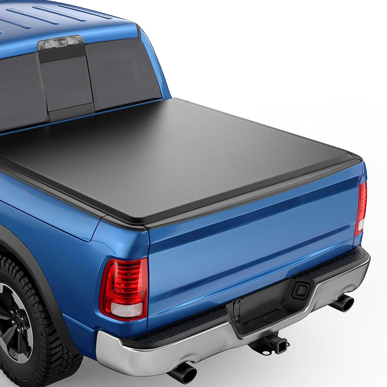 ILONPA 6.4ft bed-side view, enhanced security and weather protection for your truck bed.