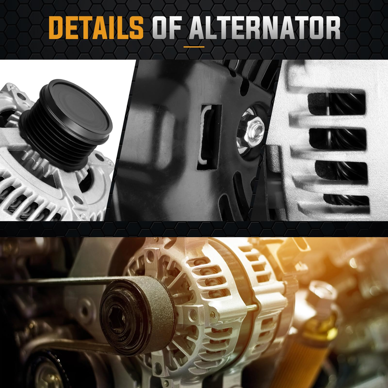 ILONPA 3.6L alternator for Dodge Journey supports AWD driving
