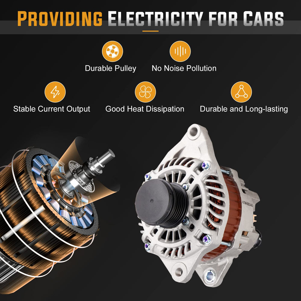 ILONPA alternator for Chrysler 200 2.4L, electronics remain energized while driving