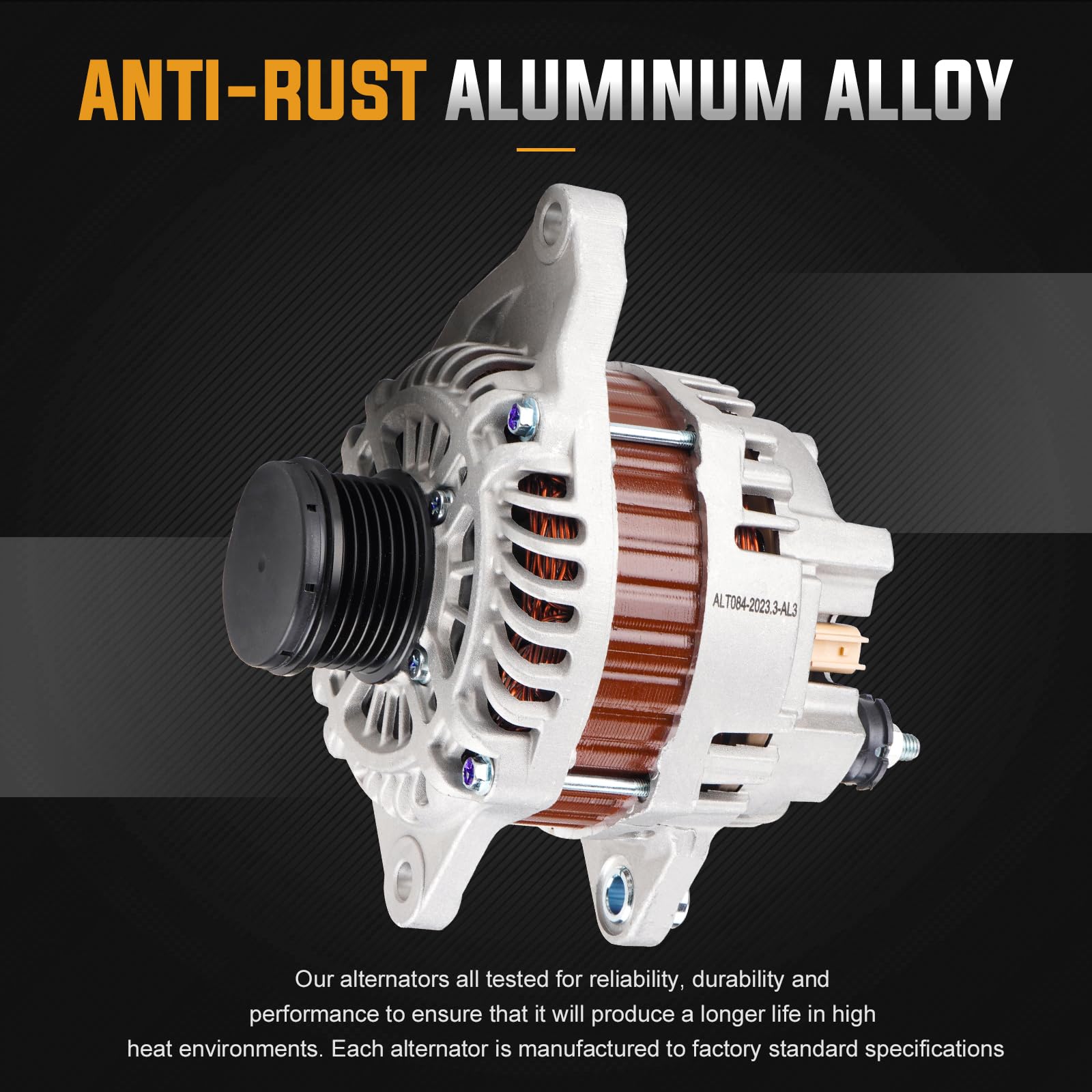 ILONPA alternator for Dodge Caliber 2.4L, steady battery charging
