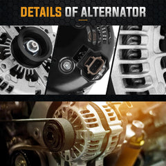 ILONPA alternator label with part numbers for quick identification and faster replacement