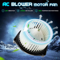 ILONPA blower motor fan assembly uses premium material for durability.