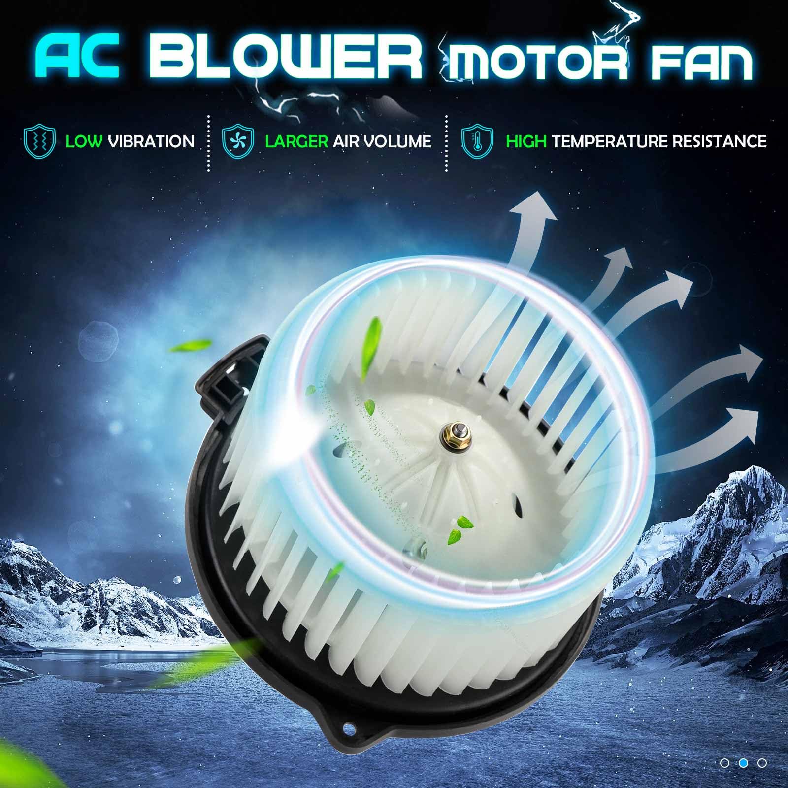 ILONPA blower motor fan premium material for longer service life.