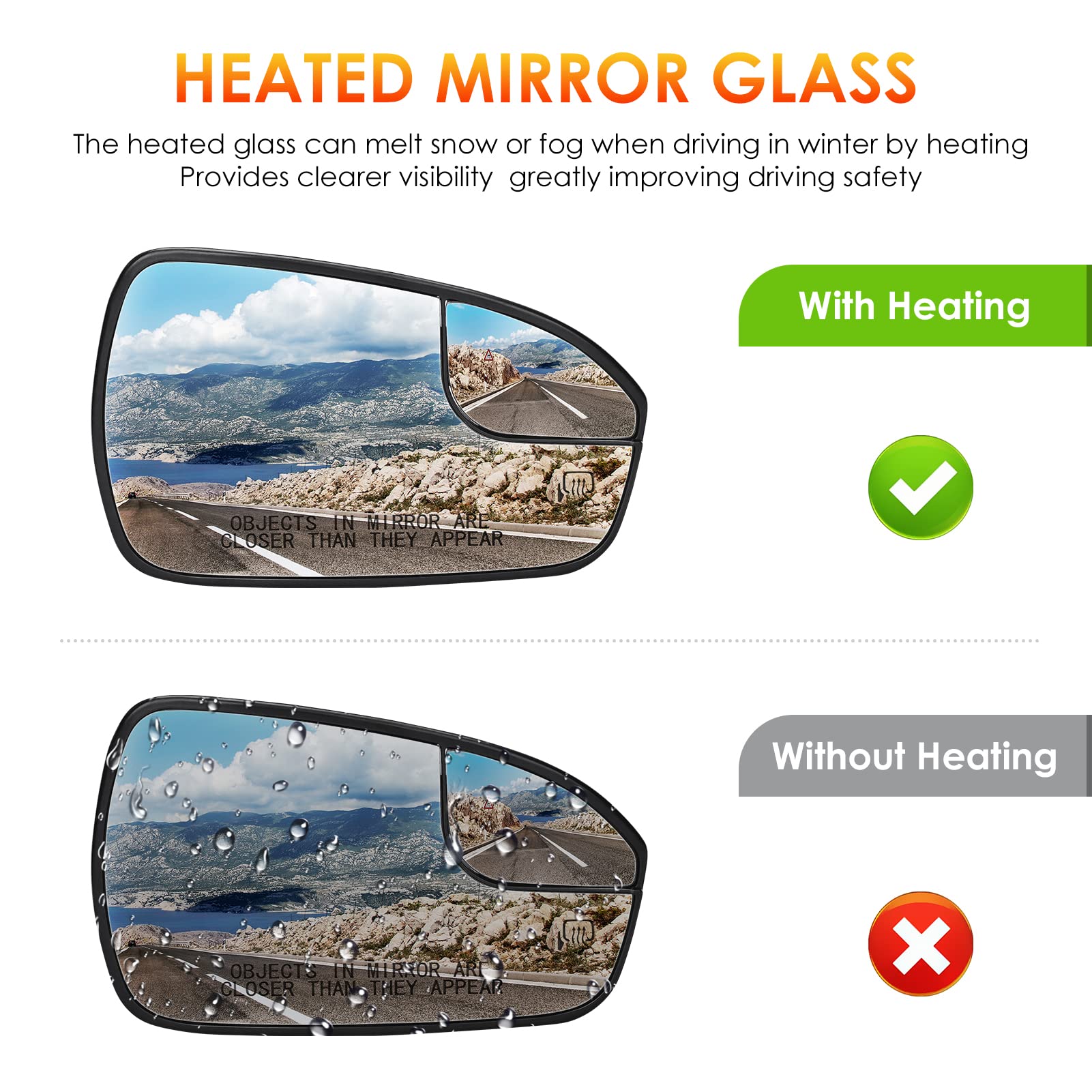 ILONPA Ford Fusion replacement glass aligns with factory mounting for easy install.