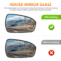 ILONPA Ford Fusion replacement glass aligns with factory mounting for easy install.