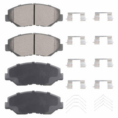 ILONPA front ceramic brake pads for Honda Accord 2.4L, smooth and quiet braking in daily use