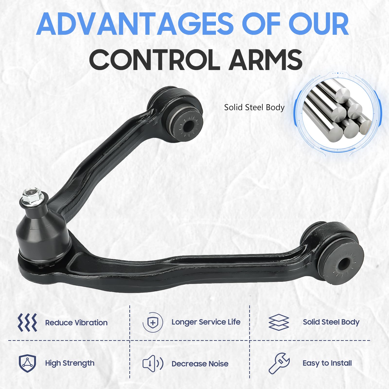 ILONPA front sway bar links for improved stability on rough roads