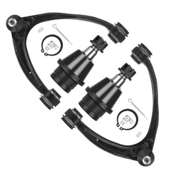 ILONPA front upper control arm forged steel closeup for durability and precise fit.