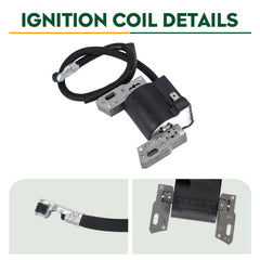 ILONPA ignition coil for Briggs & Stratton 60100/80200 series ensures steady ignition timing.