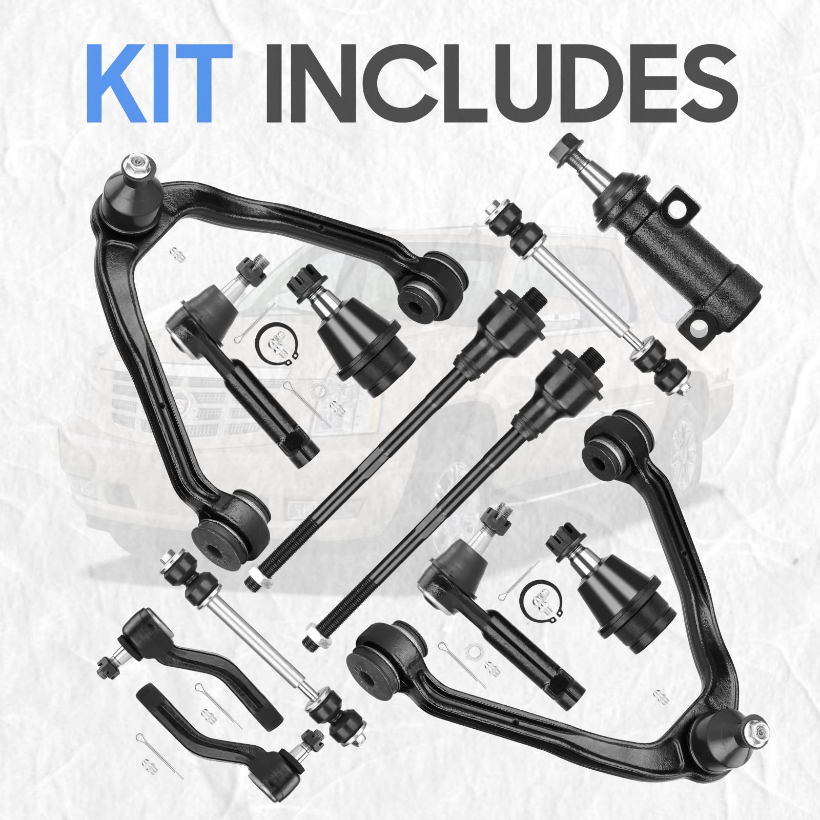ILONPA tie rod ends for responsive steering and alignment