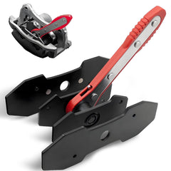 IMAANIIE brake caliper press tool with 360° swing ratchet for easy piston spreading.