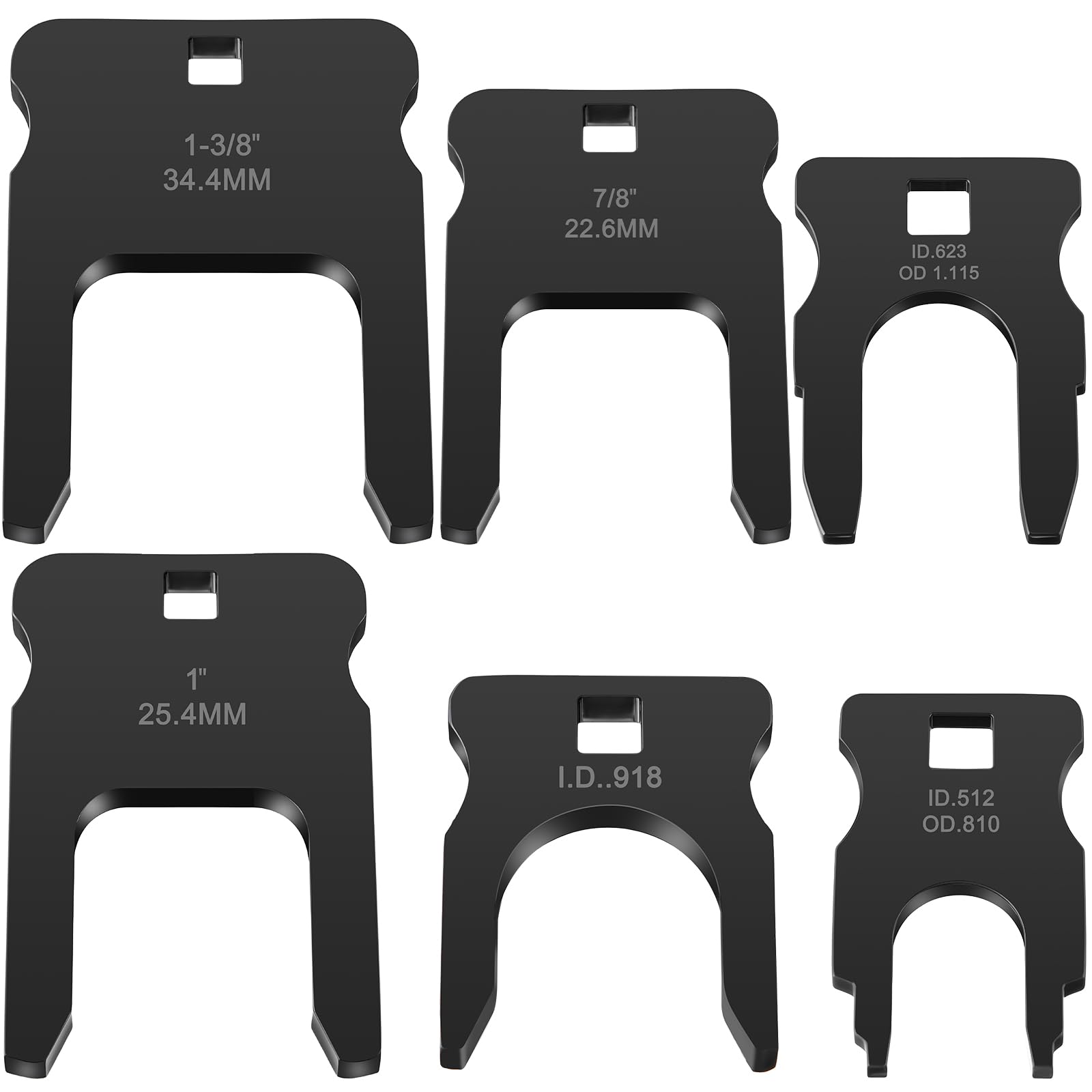 Feekoon DEF disconnect tool set laid out showing six compact tools for tight spaces.