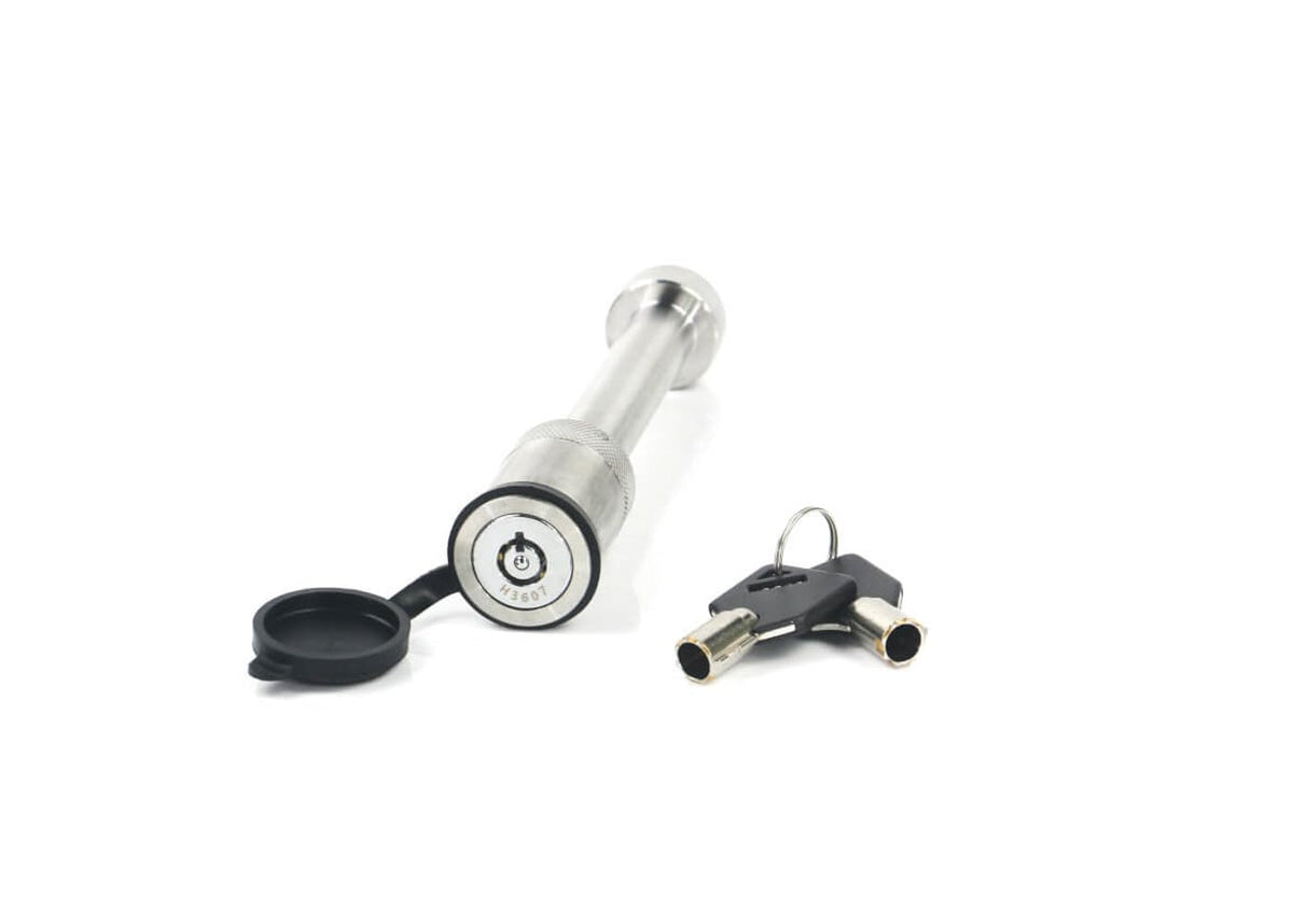 Weigh Safe Hitch Locking Pin - Stainless Steel Towing Accessory - Fits 2", 2.5" & 3" Receivers - Features a Dust Cover