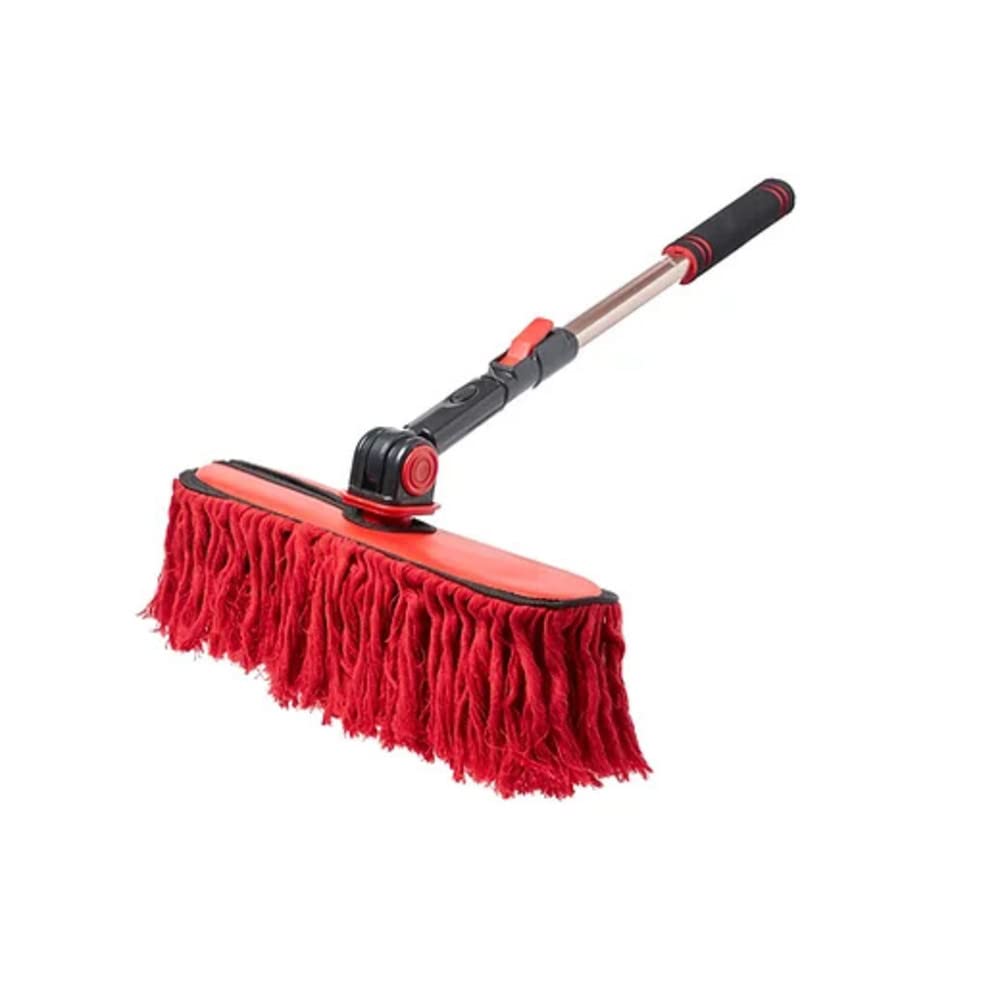 California Car Duster Triple Threat Extension Duster with 19-33 inch reach cleans hard-to-reach spots.