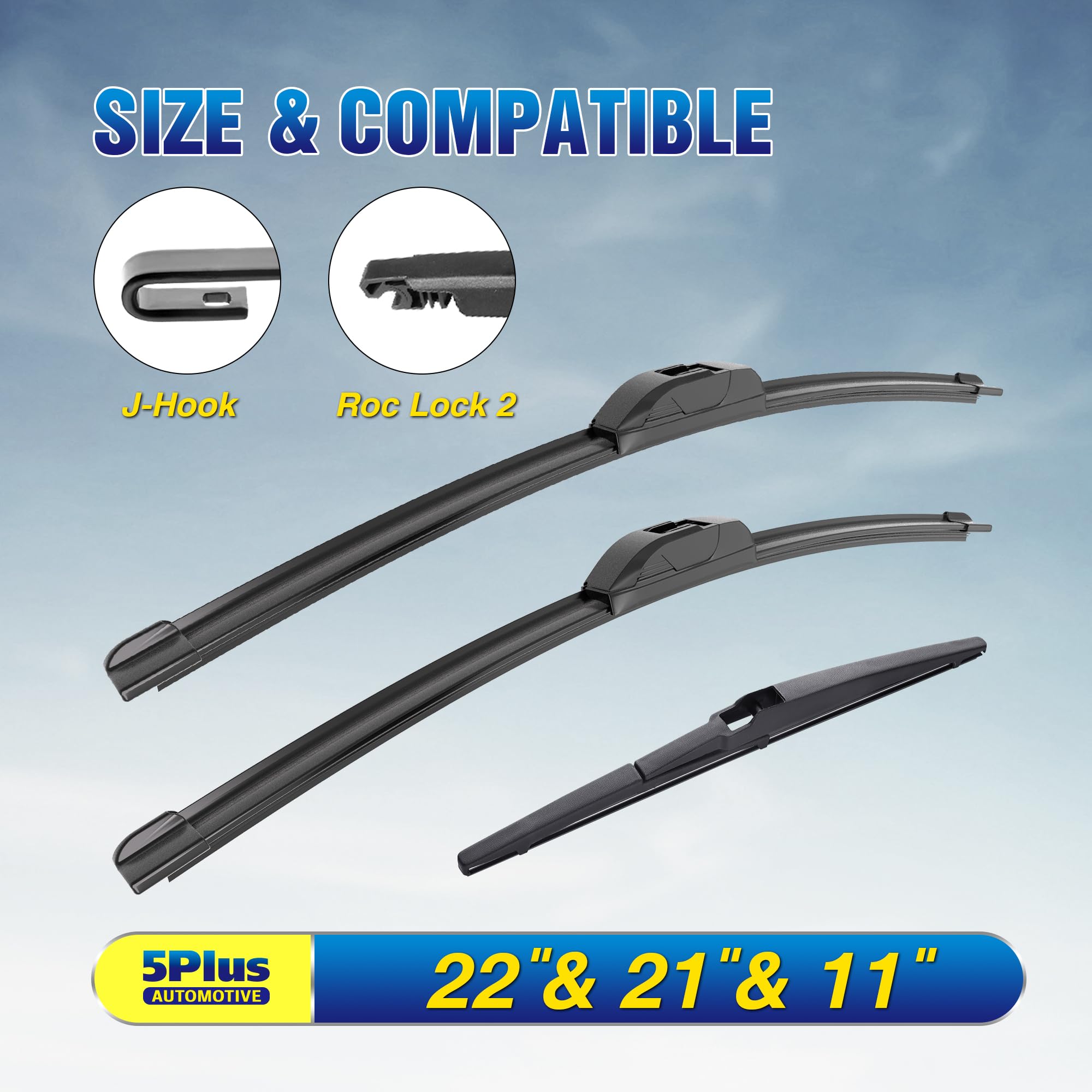 5 PLUS Jeep Grand Cherokee 21-inch front wiper blade for rain clarity