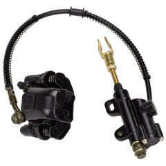 HIAORS Rear Brake Master Cylinder & Caliper Assembly for Tao Tao, Coolster ATVs