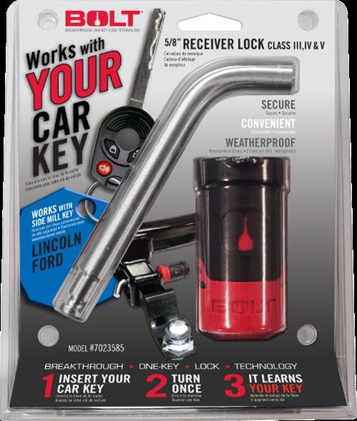 Bolt 7023585 5/8" Receiver Lock for Side Cut Ford, Lincoln & Land Rover Keys