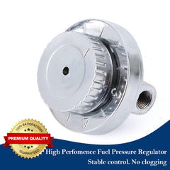 Pilida 9710 Fuel Pressure Regulator Kit — 1-5 PSI Adjustable with 1/4, 5/16, 3/8 Inch Adapters