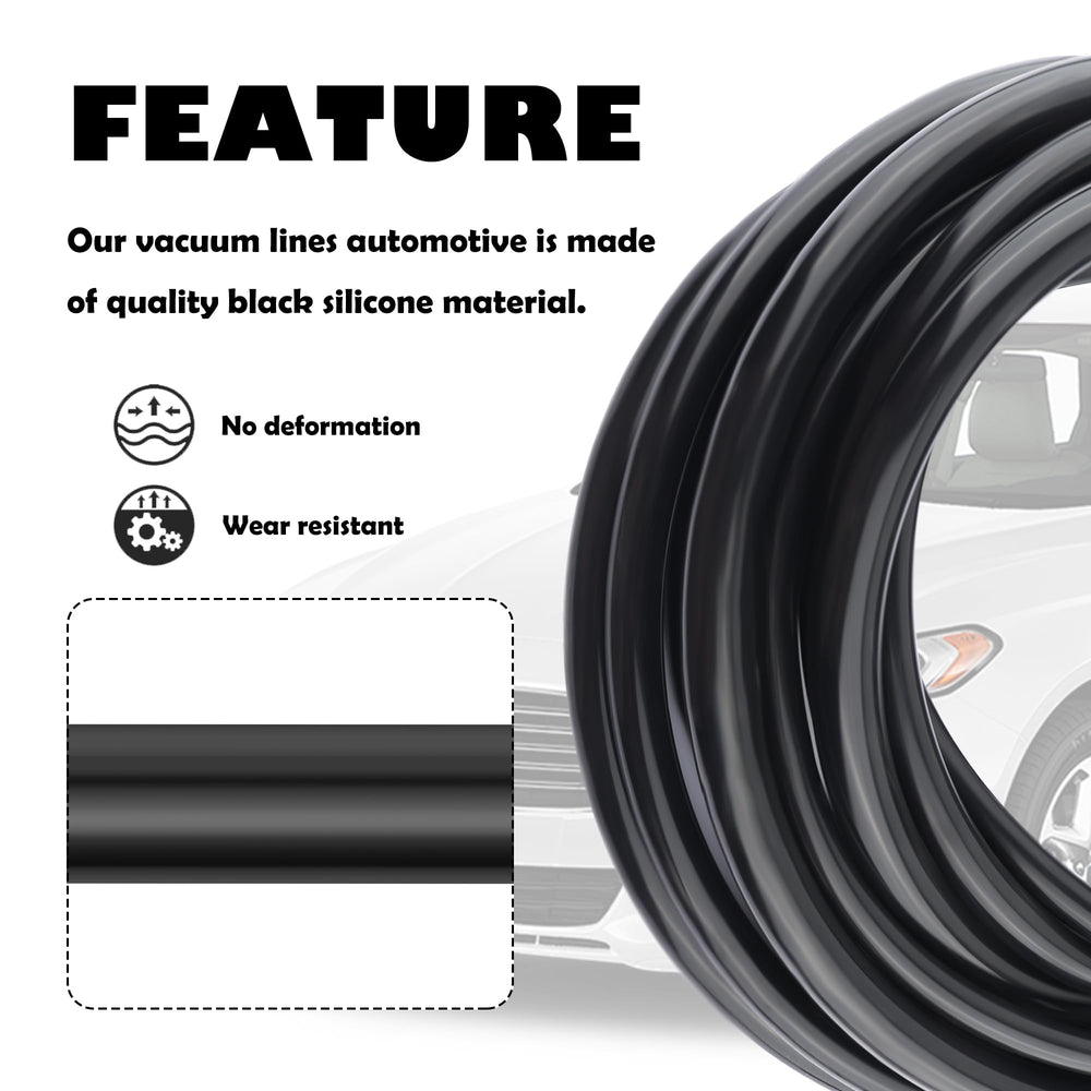 OFBand silicone vacuum hose 1-4in ID high-temp radiator and intake lines