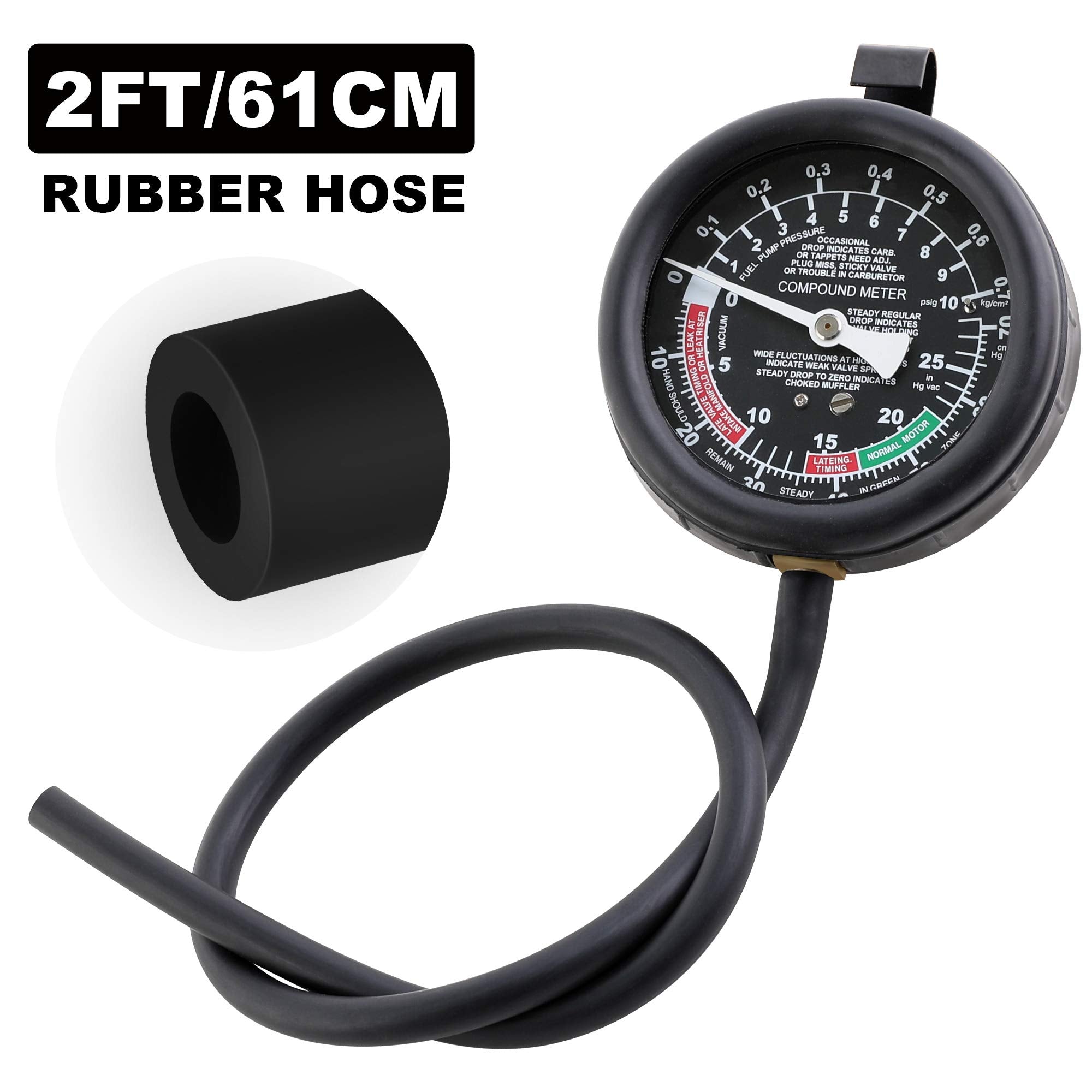 Hromee Fuel Pump & Vacuum Tester Gauge – Carburetor Diagnostics Kit
