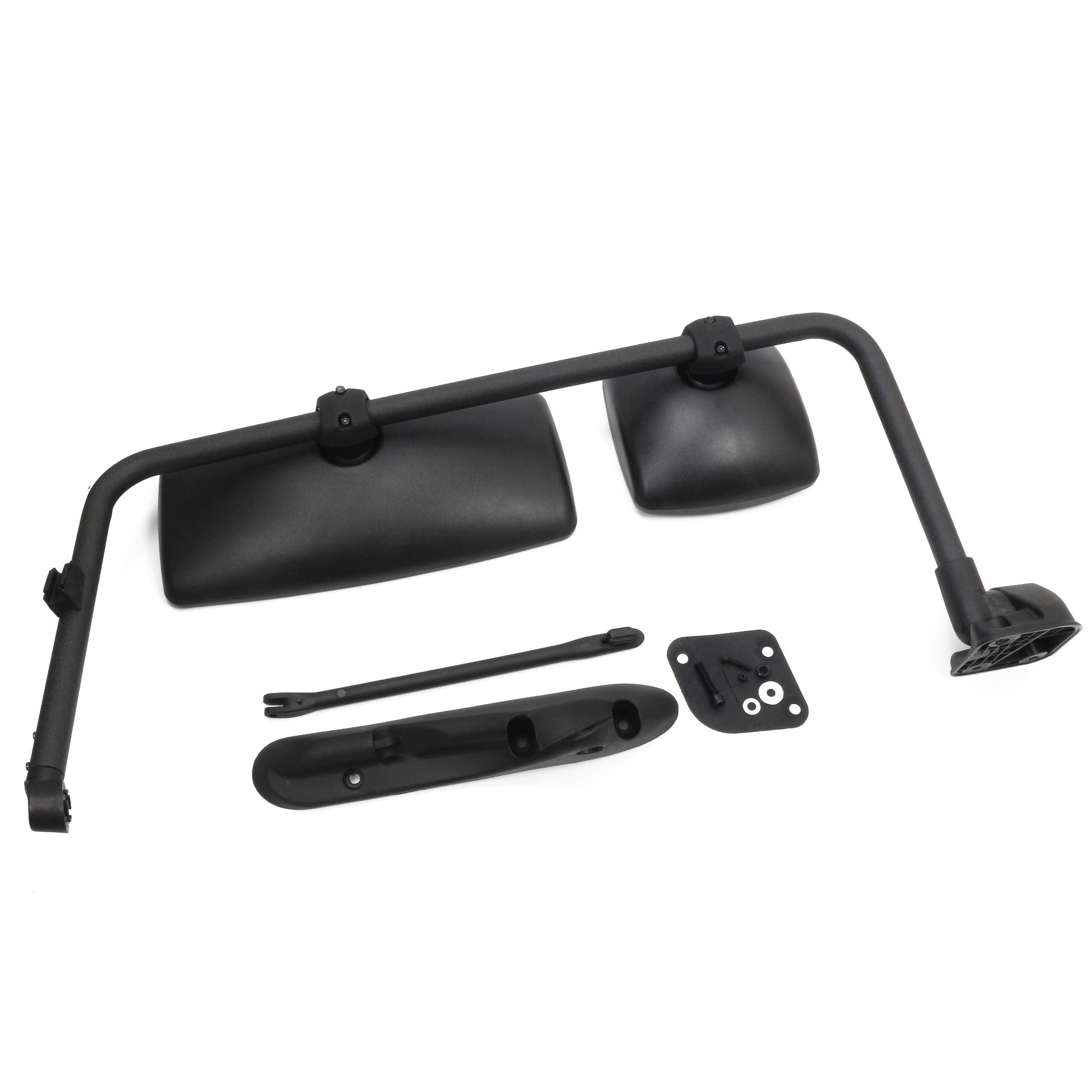 CPOWACE Door Mirror with Arm Black Fit for International 4300 4400 7400 7600 8500 8600 (right side)
