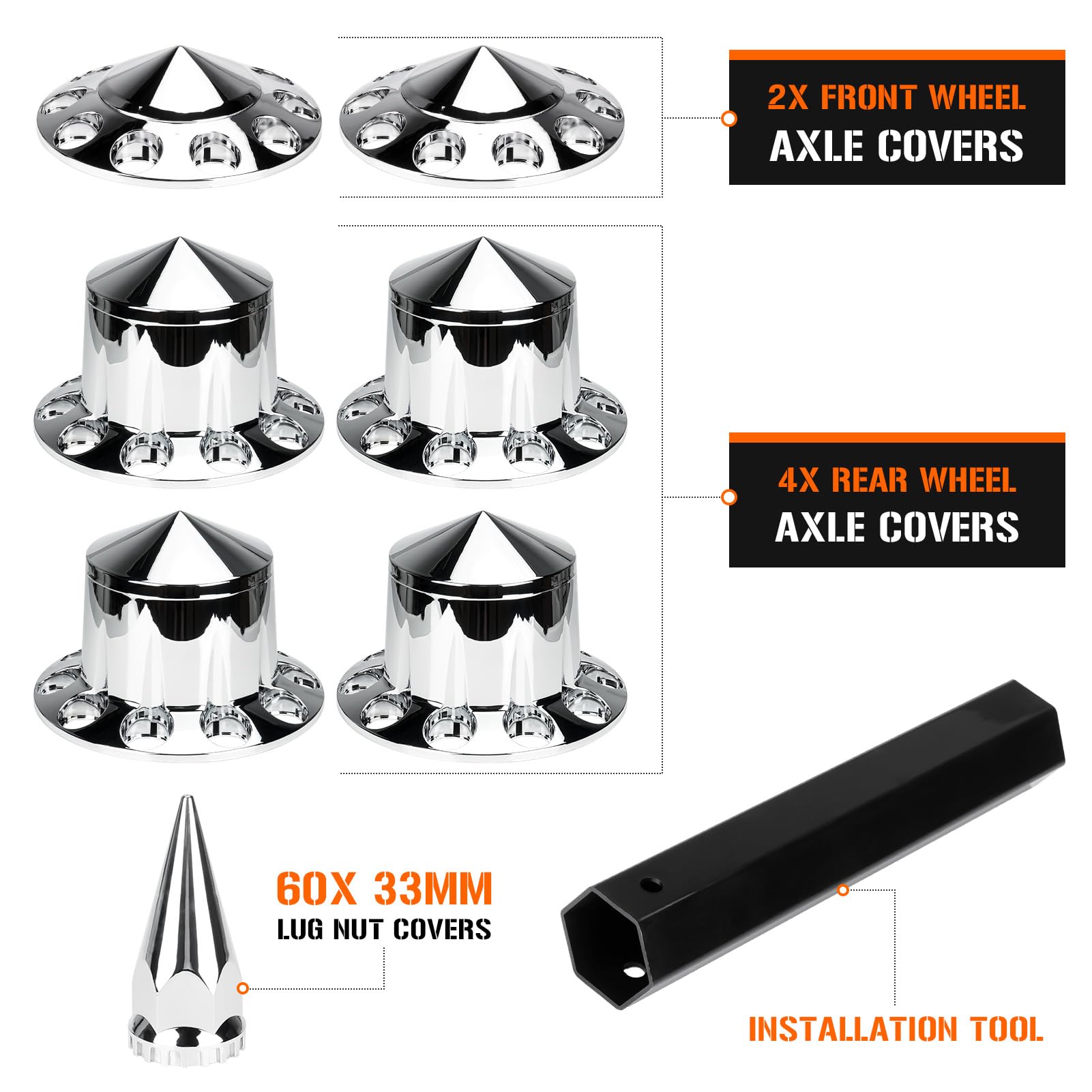 Aeagle chrome-plated ABS exterior close-up highlighting wear resistance