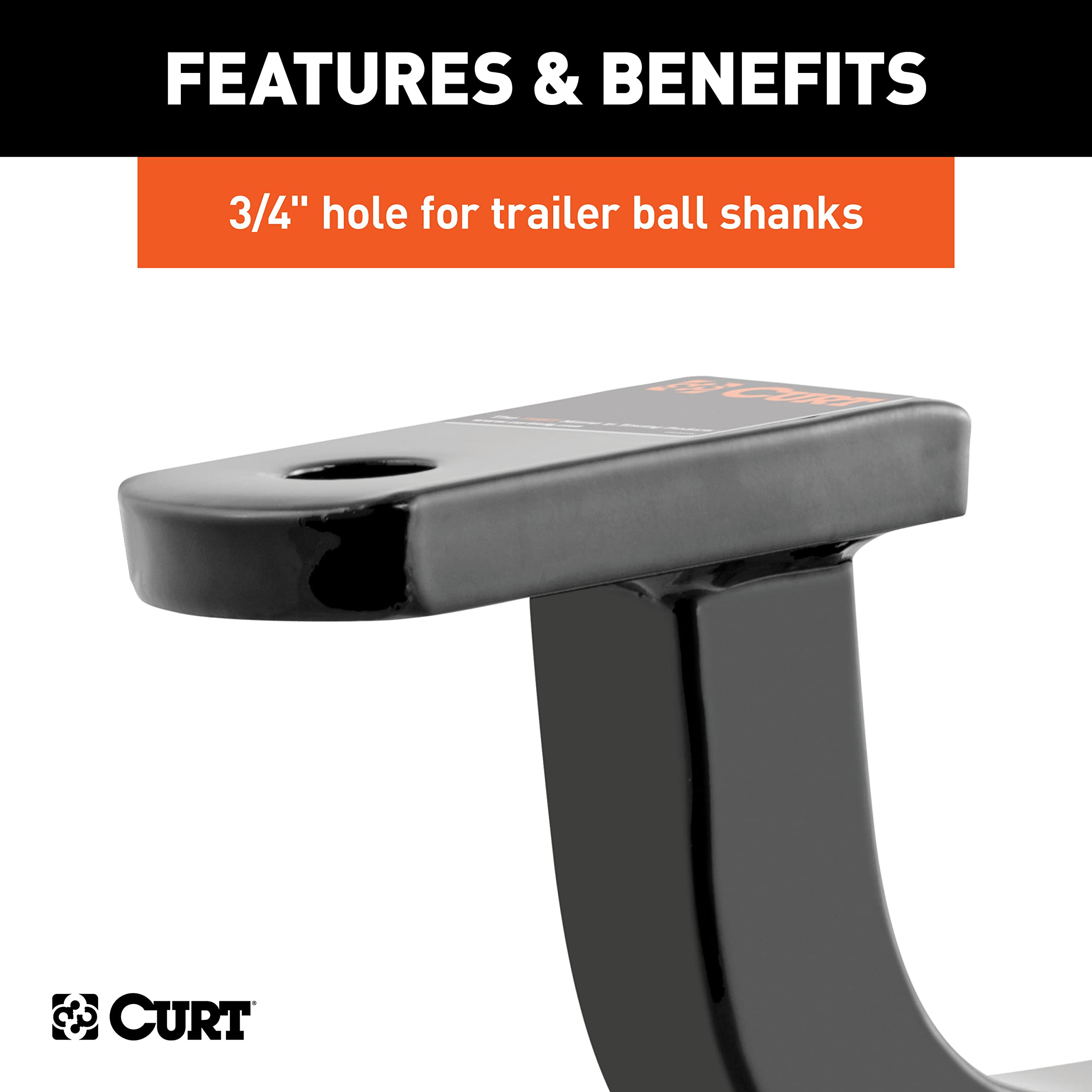 CURT 45014 Class 2 Ball Mount – 1-1/4