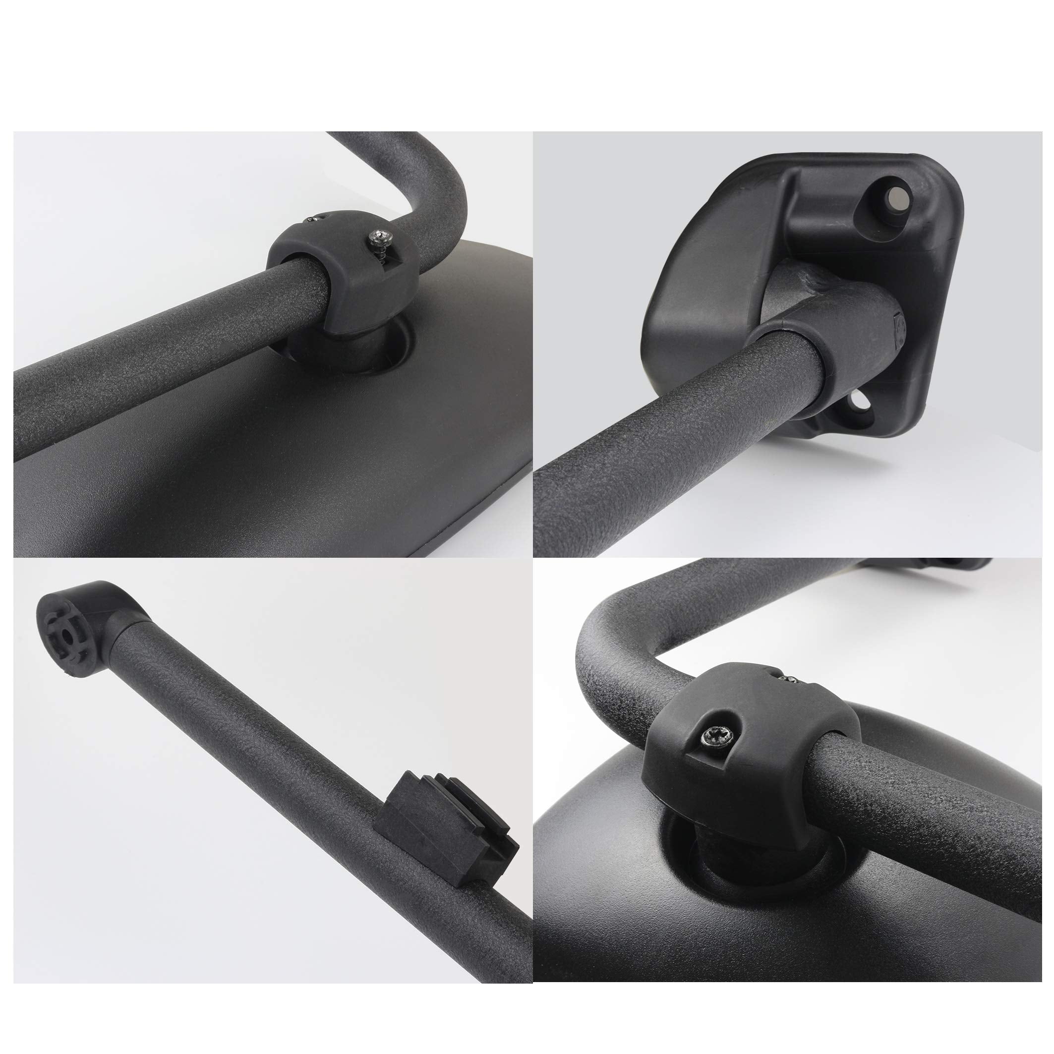 CPOWACE Door Mirror with Arm Black Fit for International 4300 4400 7400 7600 8500 8600 (right side)