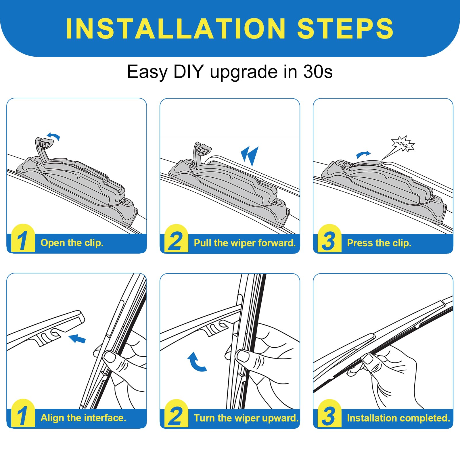 HRSNO OE-style beam for Acura RDX resists lift and chatter for a stable sweep