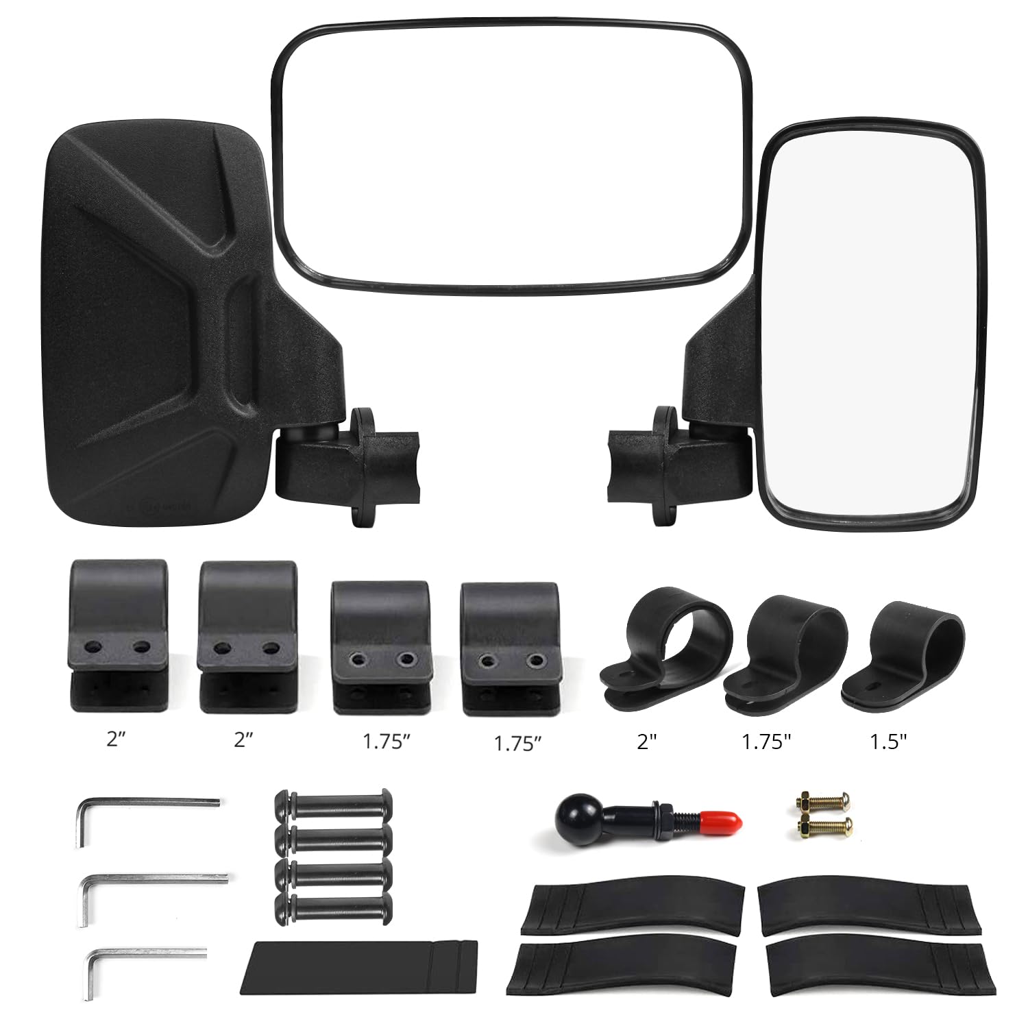 Penobon UTV Rear View Mirror & Center Mirror | 1.75–2