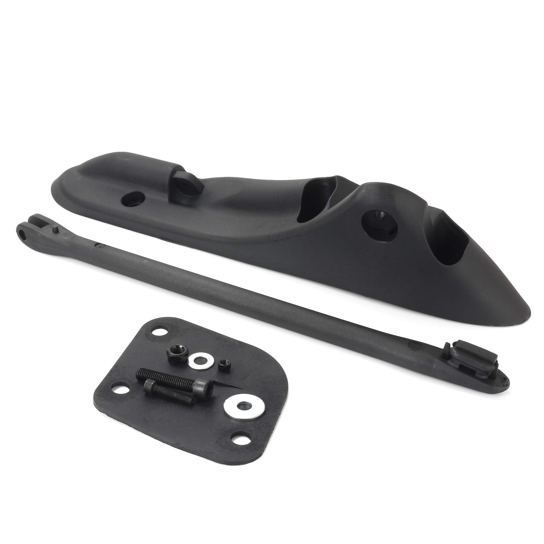 CPOWACE Door Mirror with Arm Black Fit for International 4300 4400 7400 7600 8500 8600 (right side)
