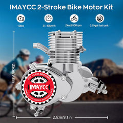 IMAYCC 3L teardrop fuel tank highlights efficient fuel capacity for longer trips.
