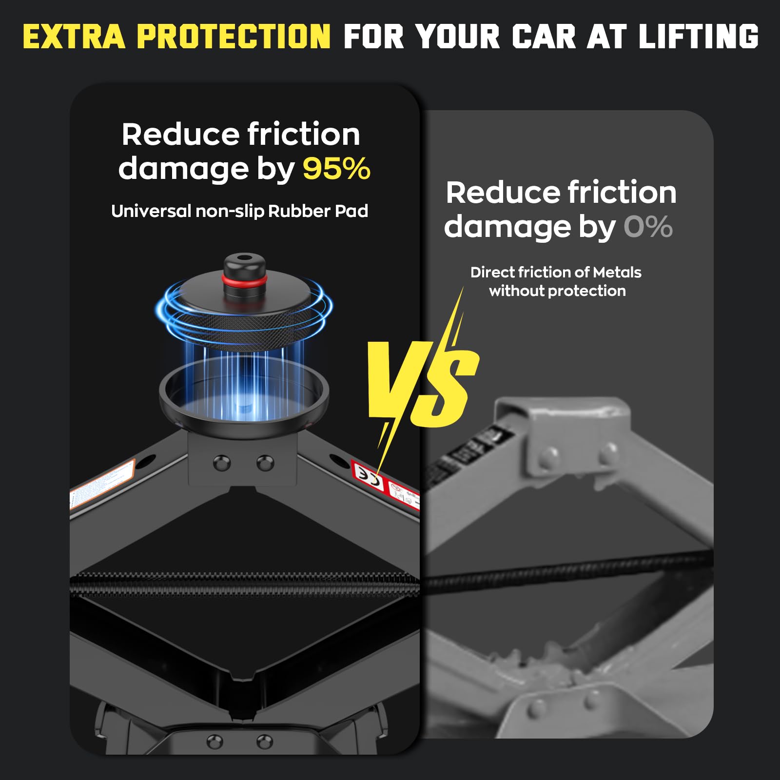 IMAYCC sturdy base and non-slip pads prevent scratches and improve stability