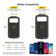 iMESTOU IP67 waterproof case allowing touchscreen use in wet conditions