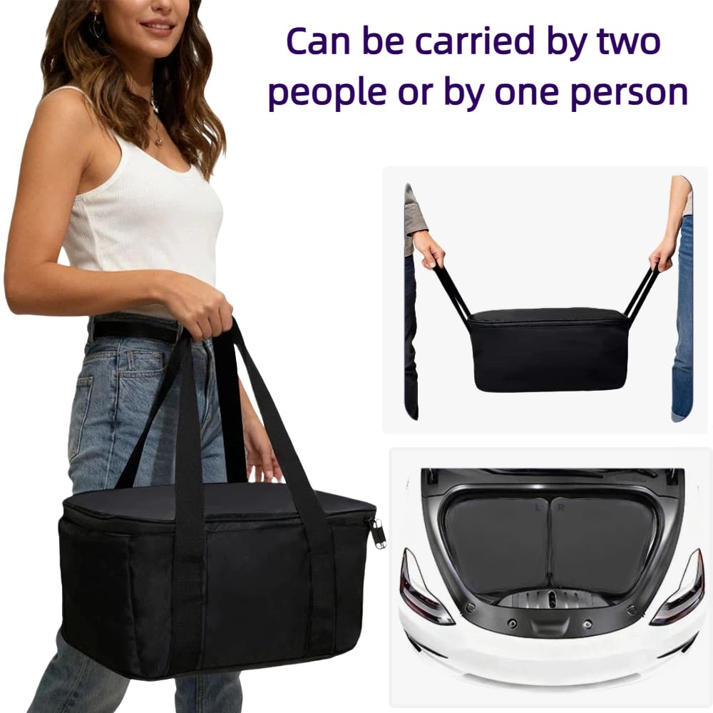 IMETAPLUS frunk cooler organizer 3-layer material offers durability and easy cleaning.