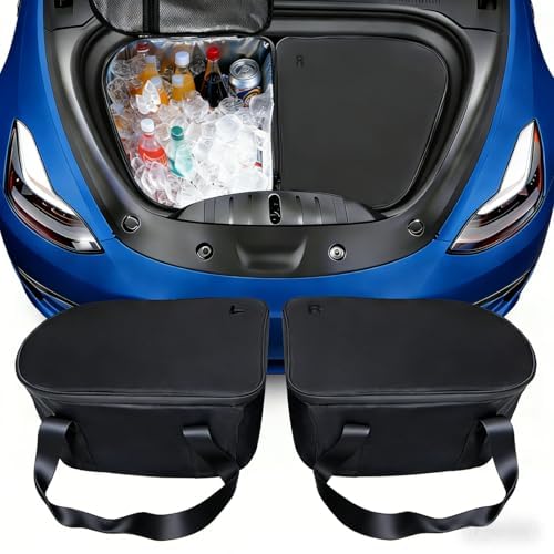 IMETAPLUS frunk cooler organizer front trunk open for easy access and neat storage.