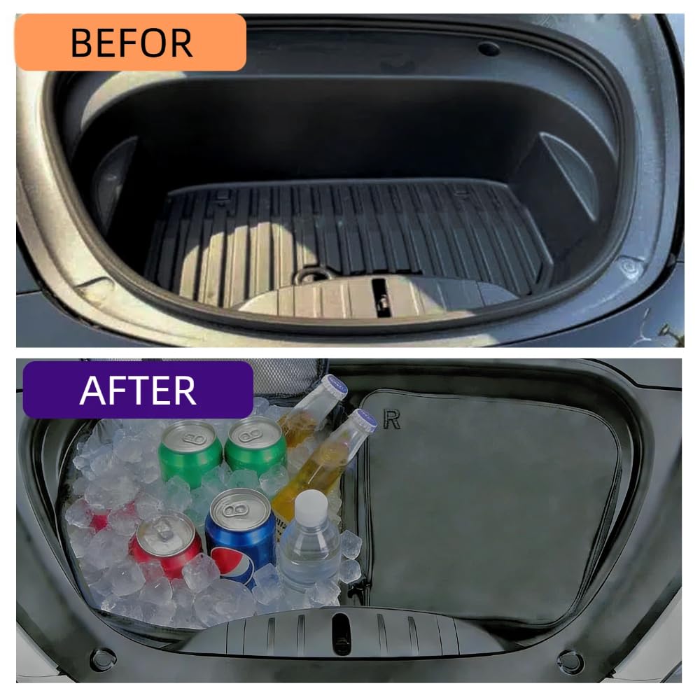 IMETAPLUS frunk cooler organizer temperature retention supports summer cooling and winter warmth.