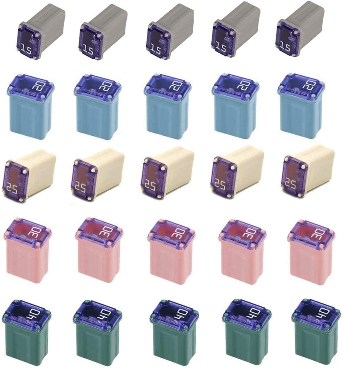 imjl TAITONG 15A micro fuse in color-coded pack for quick circuit protection.