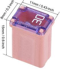 imjl TAITONG 30A micro fuse showcased in a complete kit for fast replacements.