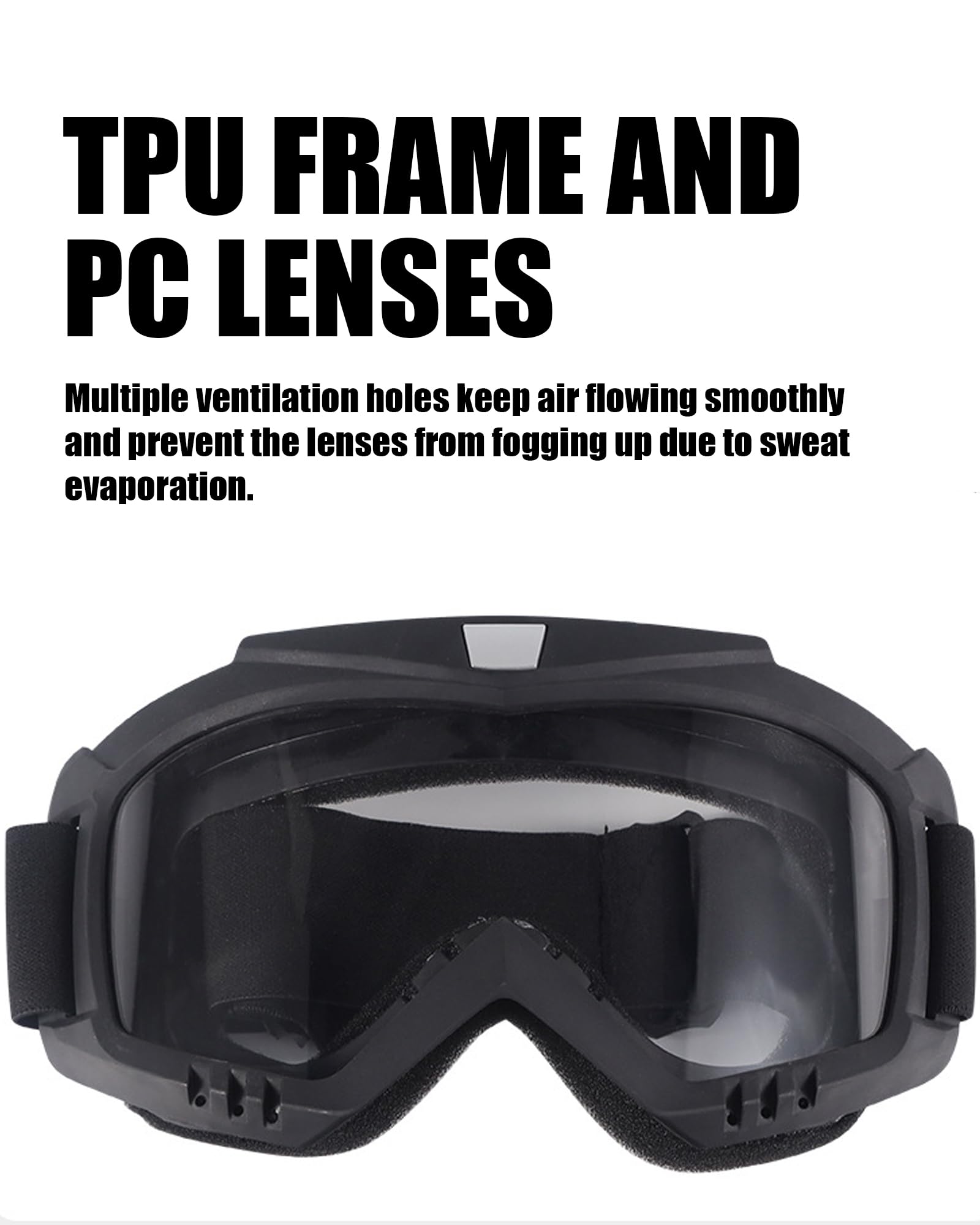 Immoono all-weather eye protection shields eyes from wind, dust, rain