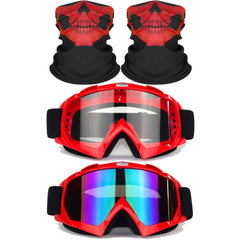 immoono goggles with colorful lenses for vibrant daytime riding and enhanced visibility.