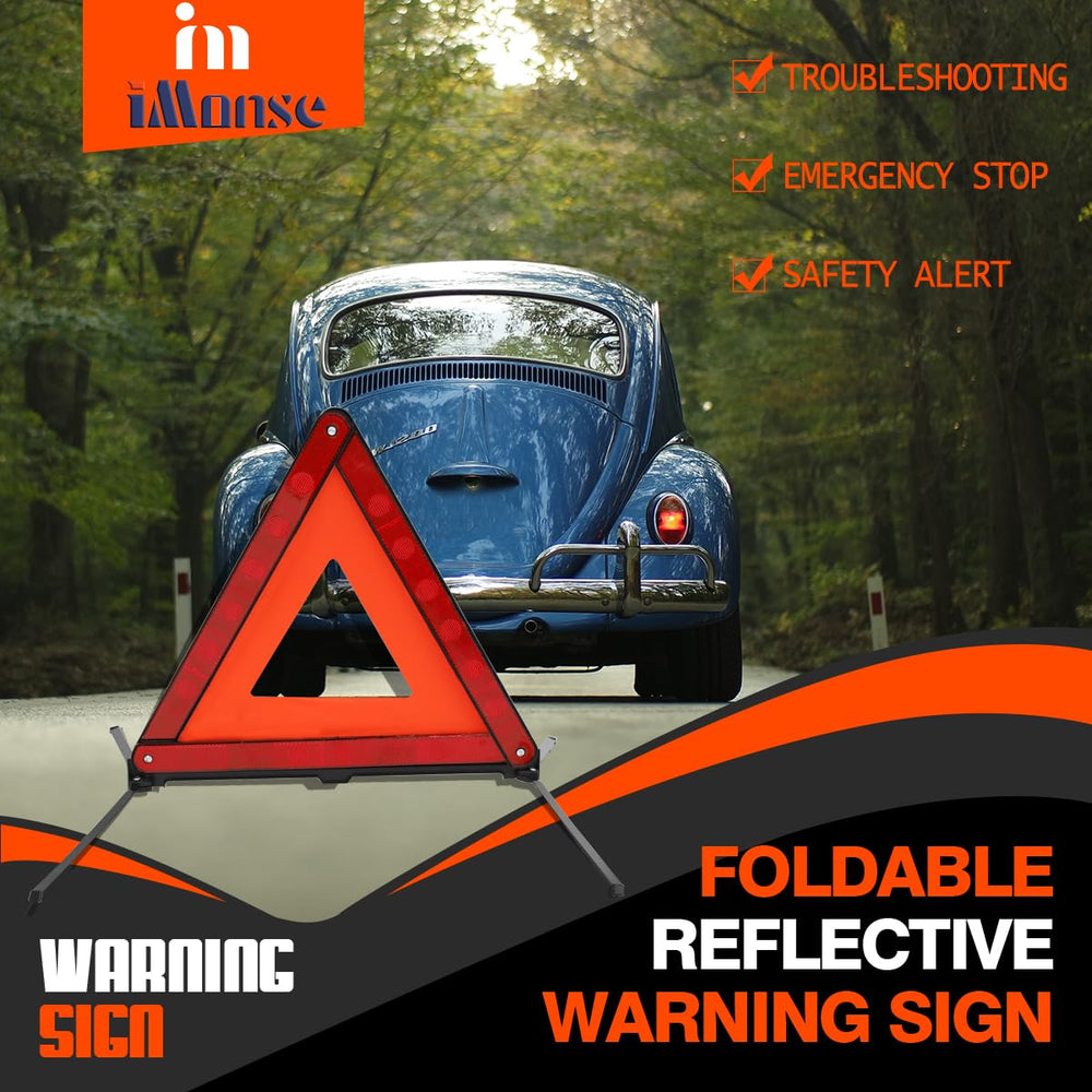 iMonse LED road flare light providing bright emergency signaling